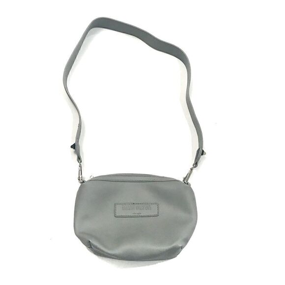 Dream Control Vegan Leather Gray Crossbody Bag - Picture 6 of 13
